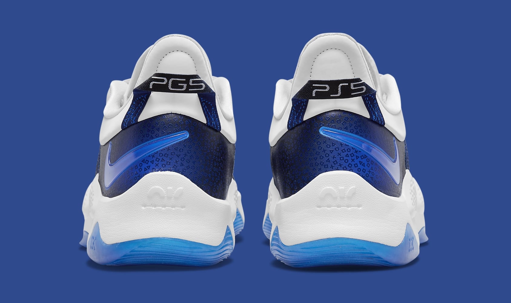 Playstation x Nike PG 5 &#x27;PS5&#x27; Blue CW3144-400 Heel