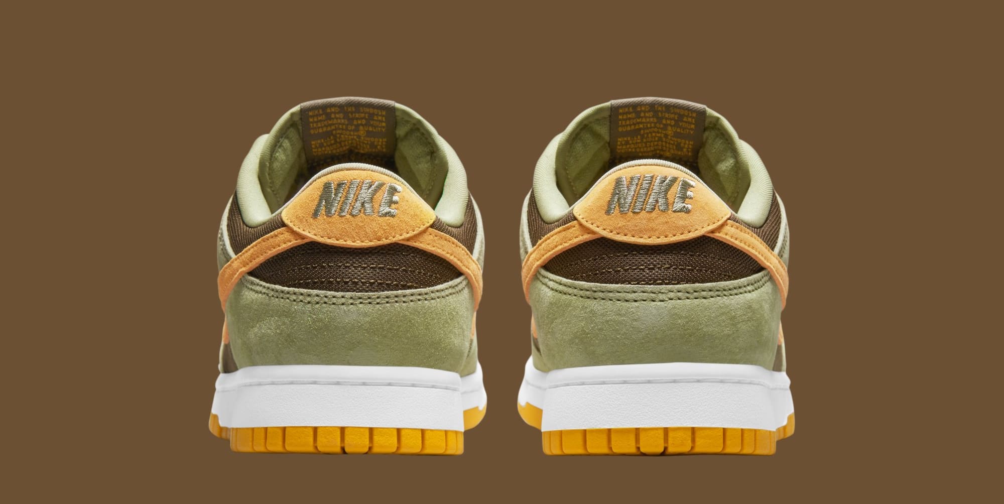 Nike Dunk Low &#x27;Dusty Olive&#x27; DH5360-300 (Heel)