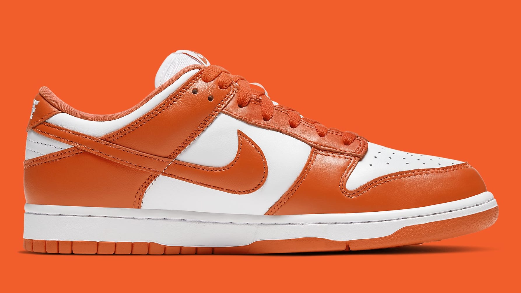 Nike Dunk Low Syracuse Release Date CU1726-101 Medial