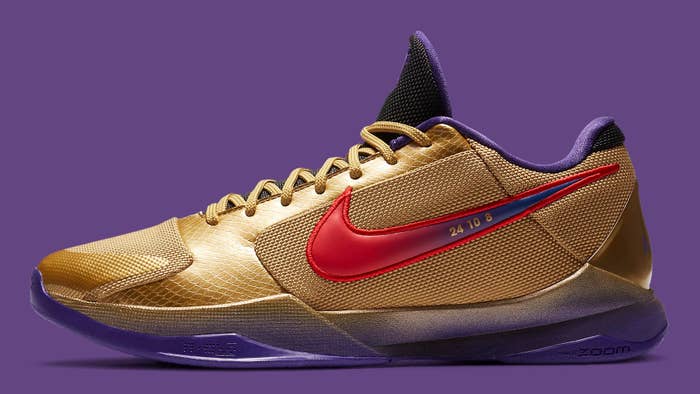 Undefeated x Nike Kobe 5 Gold Hall of Fame Release date DA6809-700 Profile