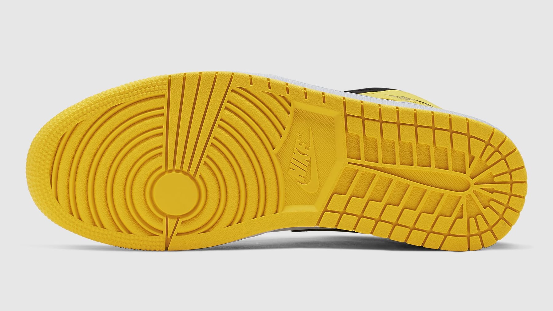 Air Jordan 1 Mid Yellow Toe Release Date 852542-071 Sole