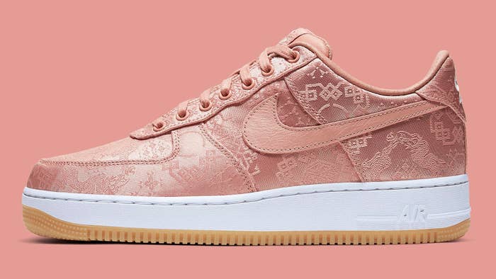 Clot x Nike Air Force 1 Rose Gold Release Date CJ5290-600 Profile