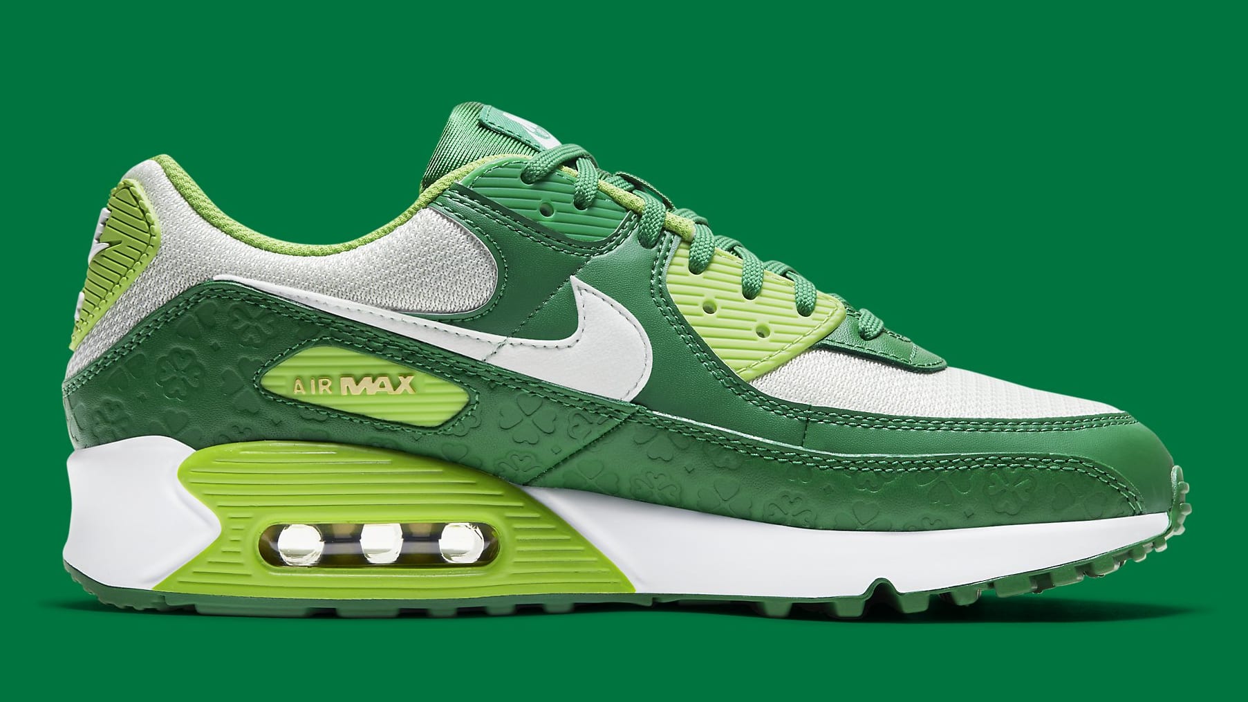 Nike Air Max 90 St. Patrick&#x27;s Day Release Date DD8555-300 Medial