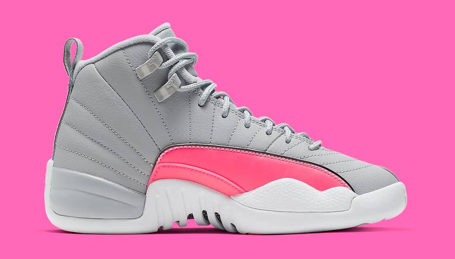 Air jordan 12 gs racer clearance pink