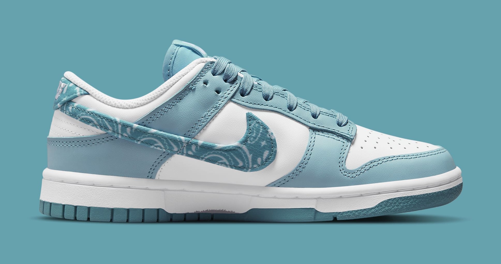 Nike Dunk Low &#x27;Paisley Teal&#x27; DH4401 101 Medial