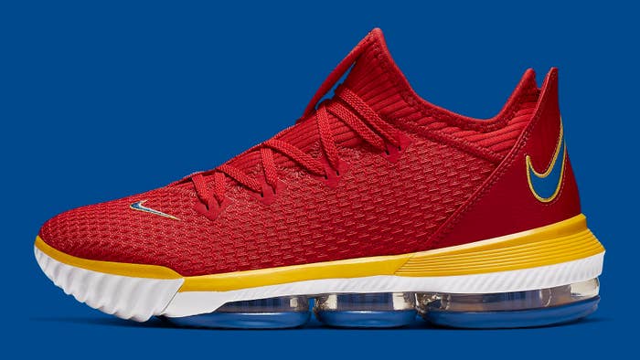 Nike LeBron 16 Low SuperBron Release Date CK2168-600 Profile