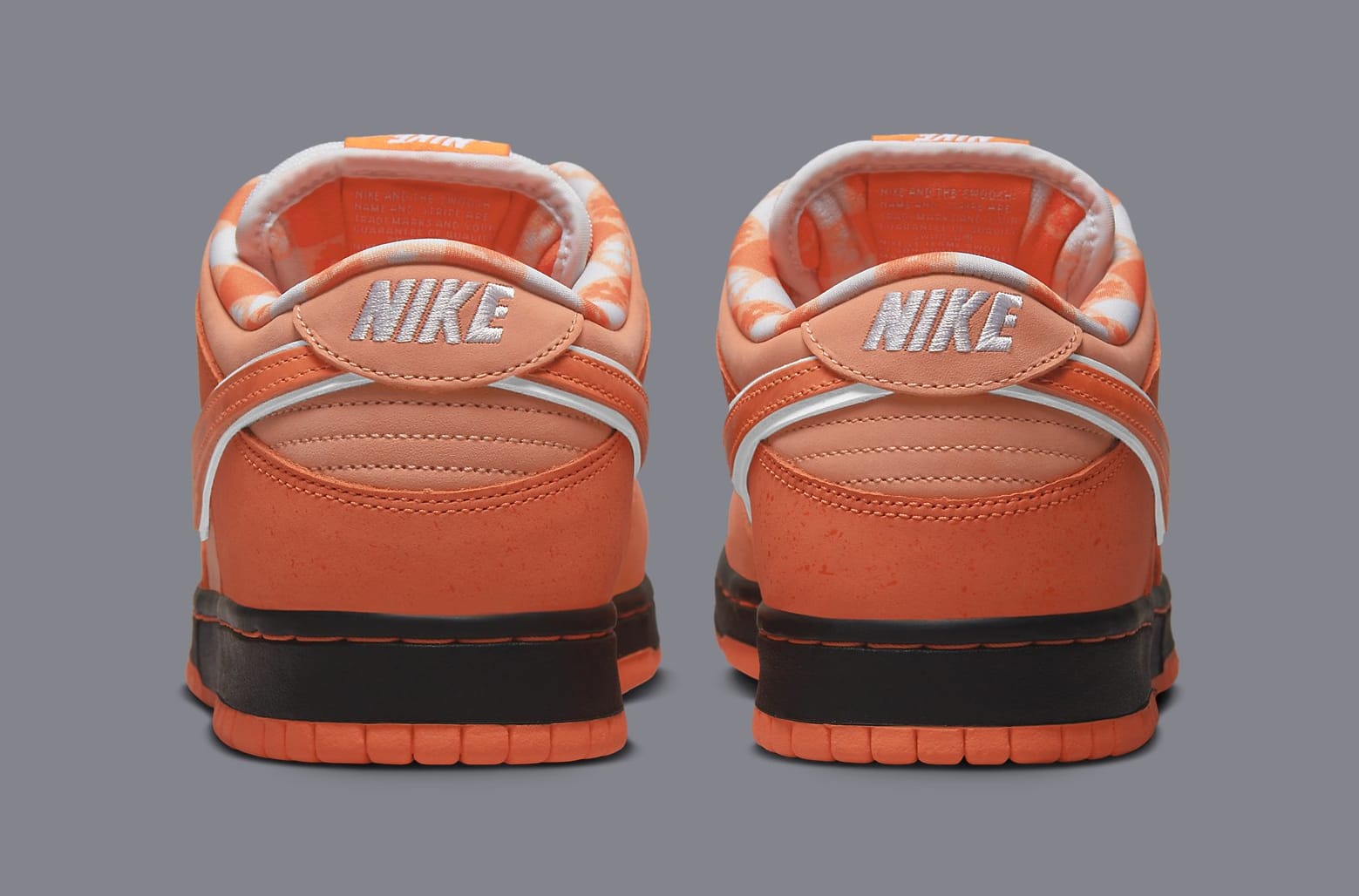 Concepts x Nike SB Dunk Low &#x27;Orange Lobster&#x27; FD8776 800 Heel