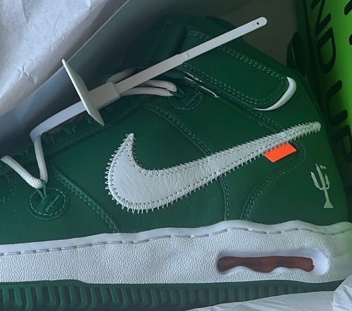 Off-White x Nike Air Force 1 Mid Green