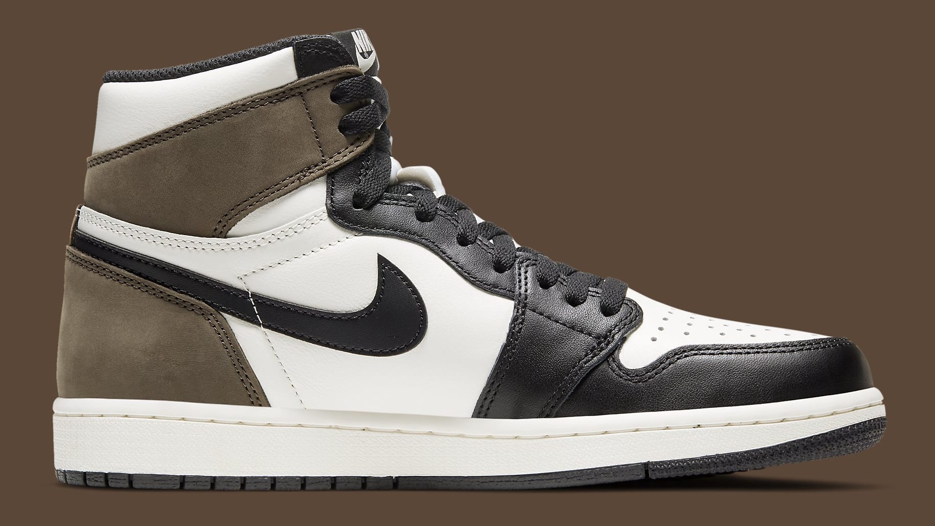 Air Jordan 1 Dark Mocha Release Date 555088-105 Medial