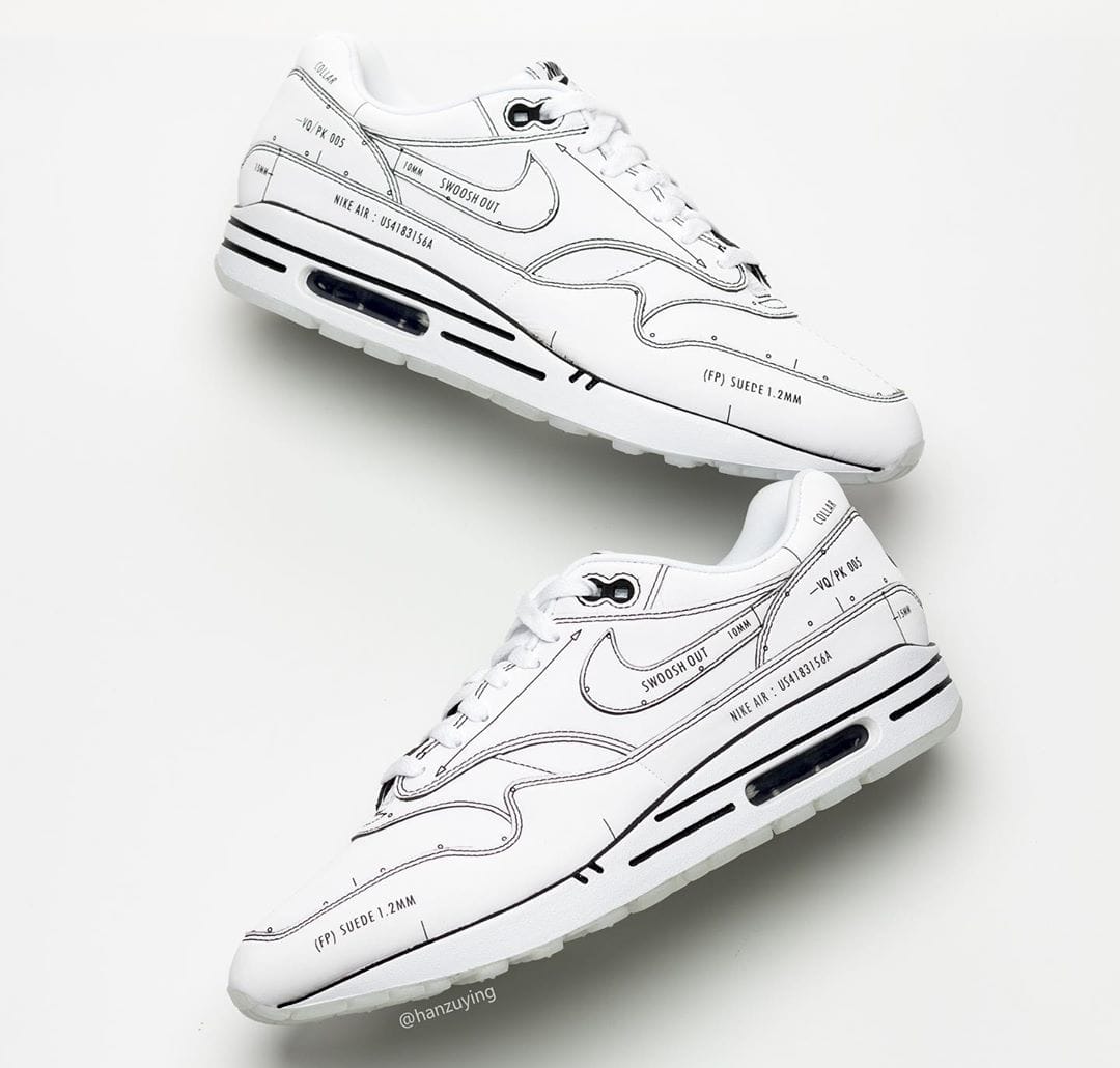 Nike Air Max 1 &#x27;Schematic Not For Resale&#x27; CJ4286-100