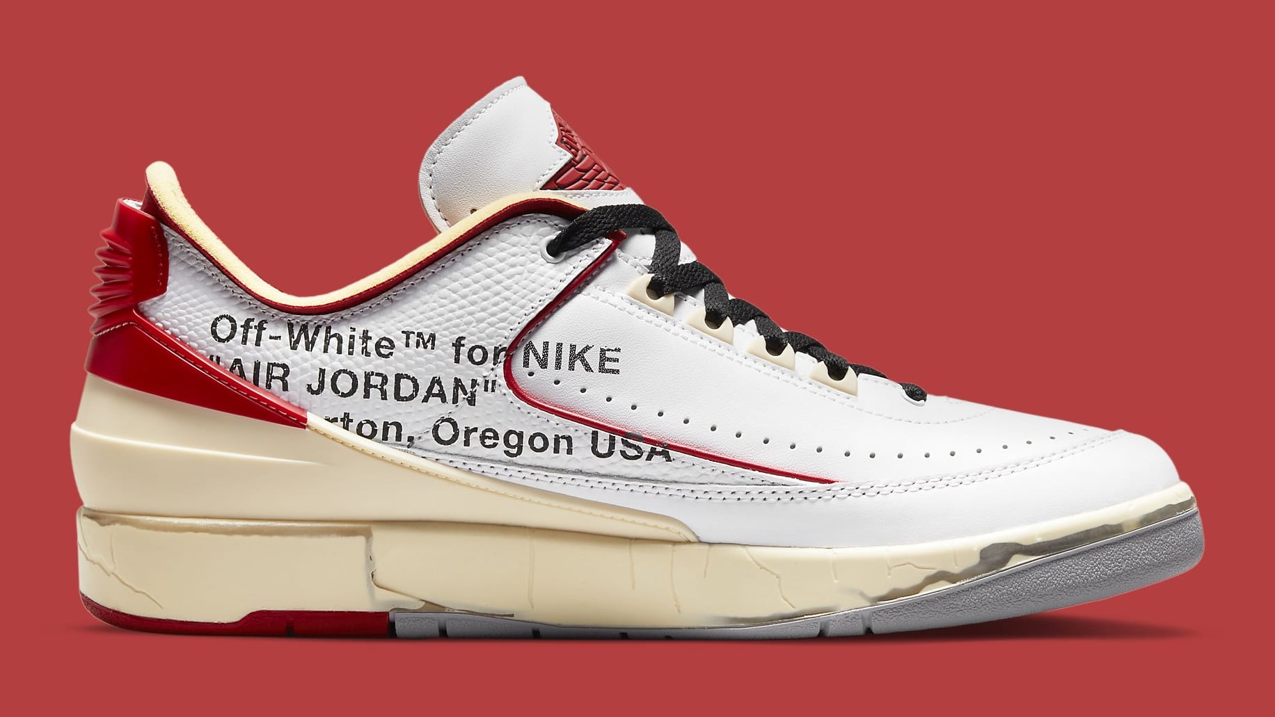 Off-White x Air Jordan 2 Low White Red DJ4375-106 Release Date - SBD