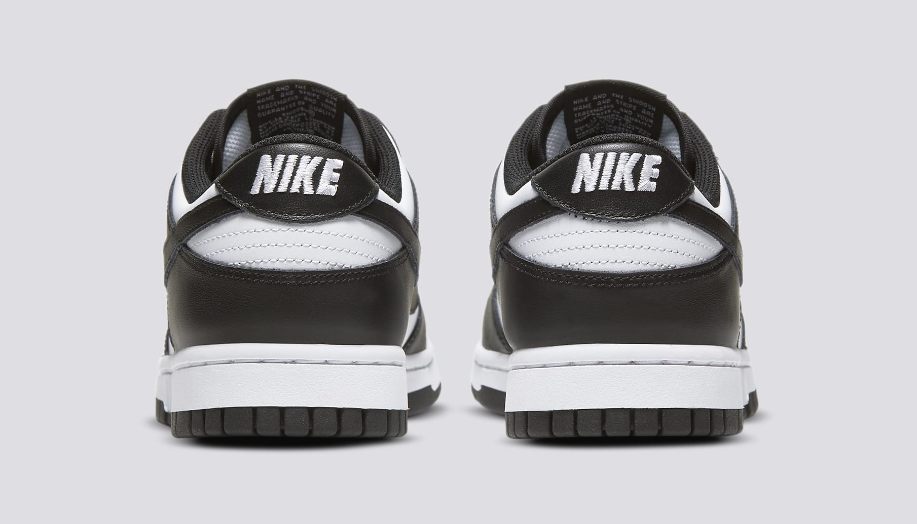Nike Dunk Low &#x27;Black/White&#x27; DD1503-101 Heel