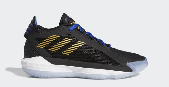 Adidas Dame 6 'Stone Cold' FV4214 (Lateral)
