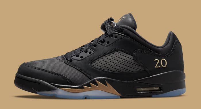 Air Jordan 5 Retro Low Wings &#x27;Class of 2020-21&#x27; DJ1094-001 Lateral