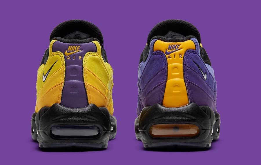 First Look: LeBron James x Nike Air Max 95 Lakers •