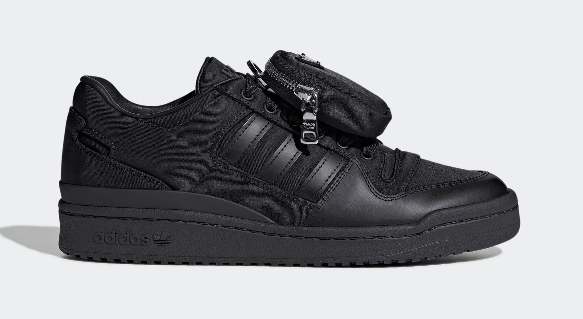 Prada x Adidas Forum Low &#x27;Black&#x27; GY7043 Lateral