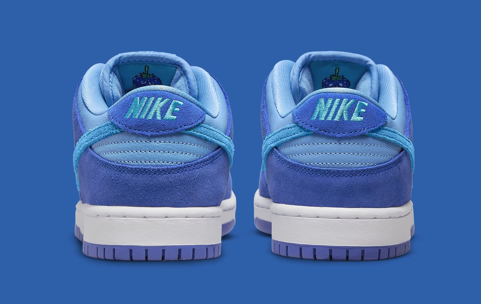 Nike SB Dunk Low &#x27;Blue Raspberry&#x27; DM0807 400 Heel