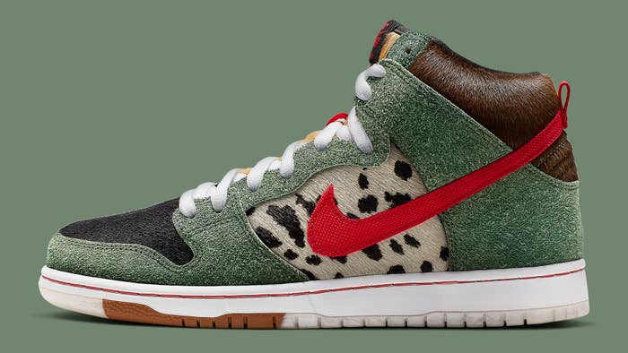 Nike SB Dunk High Dog Walker Release Date BQ6827-300 Profile