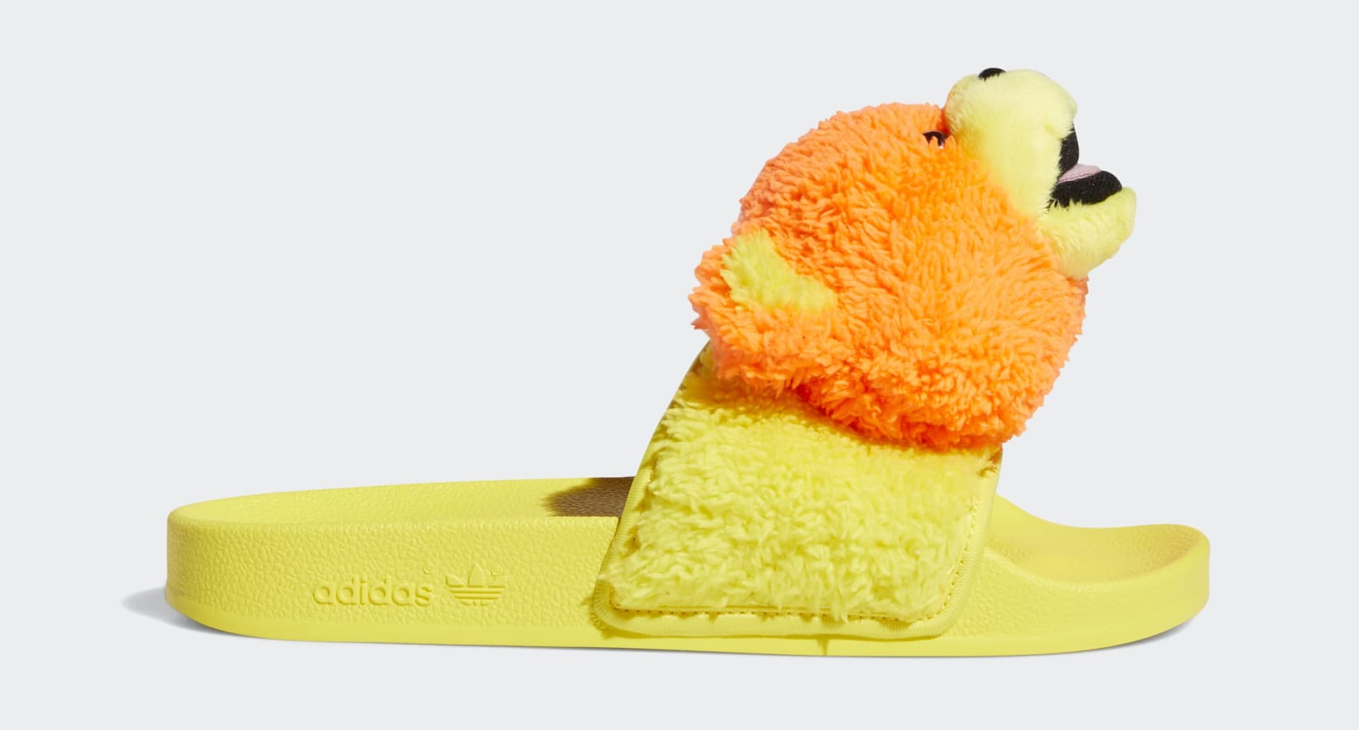 Jeremy Scott x Adidas Adilette Teddy Slides Q46582 Lateral