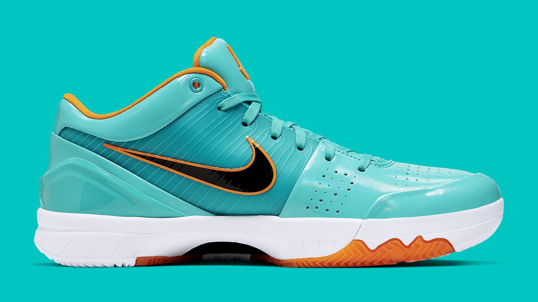 UNDFTD x Nike Kobe 4 Protro Teal Release Date CQ38869-300 Medial