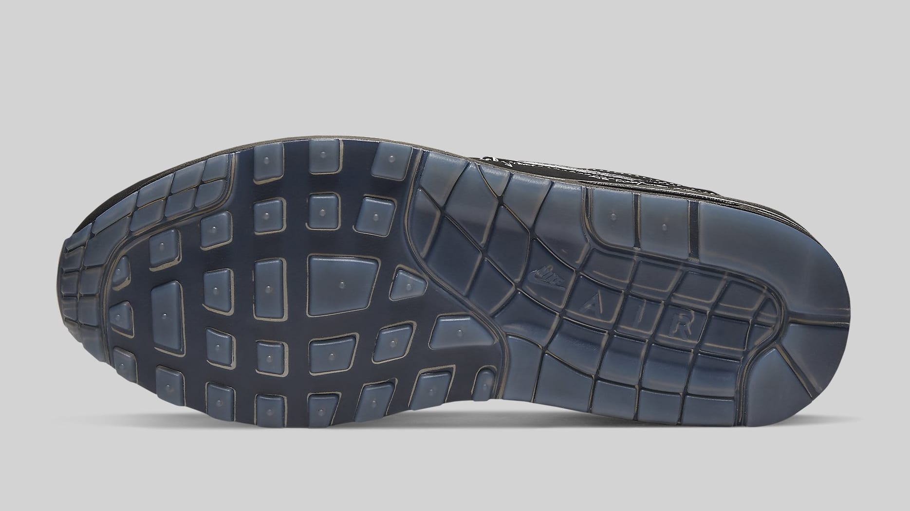 Nike Air Max 1 Black &#x27;Schematic&#x27; CJ4286-001 Sole