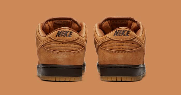 Nike SB Dunk Low &#x27;Wheat Mocha&#x27; BQ6817-204 Heel