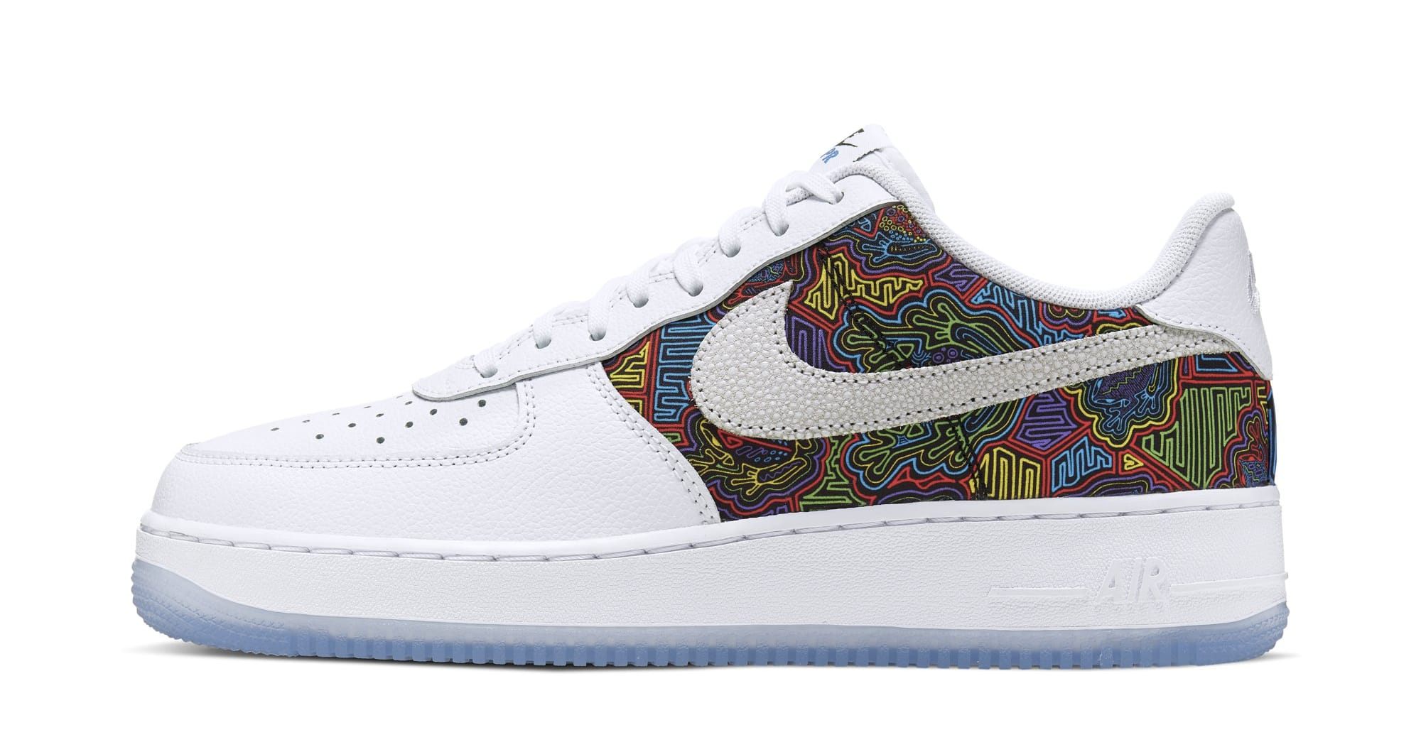 Nike Air Force 1 Low &#x27;Puerto Rico&#x27; 2019 CJ1620-100 (Lateral)