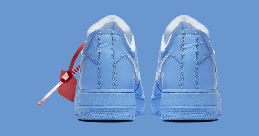 NIKE X OFF-WHITE Air Force 1 Low mca Sneakers in Blue