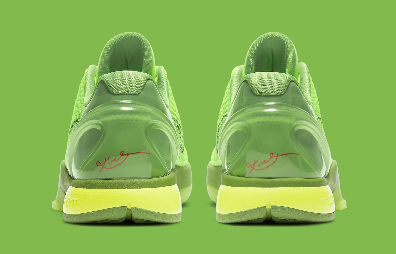 Nike Kobe 6 Protro &#x27;Grinch&#x27; CW2190-300 Heel