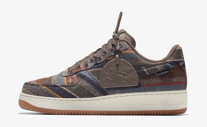 Nike Pendleton Air Force 1 Low By You Lateral