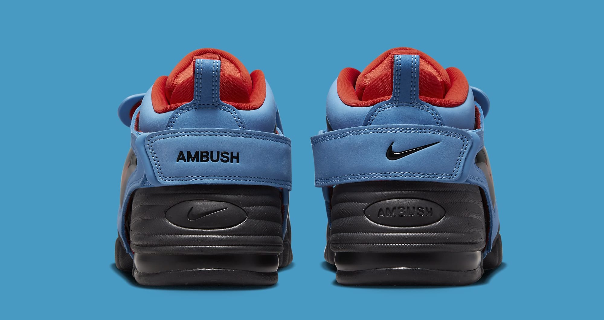 Ambush x Nike Air Adjust Force &#x27;University Blue/Habanero Red&#x27; (Heel)