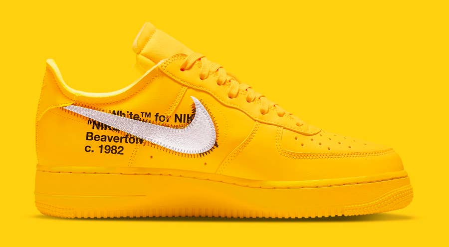 Lemonade' Off-White Air 1s Just Dropped on SNKRS Stash | Complex
