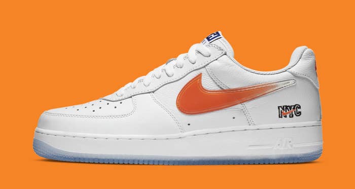 Kith x Nike Air Force 1 Low &#x27;NYC&#x27; CZ7928-100 Lateral