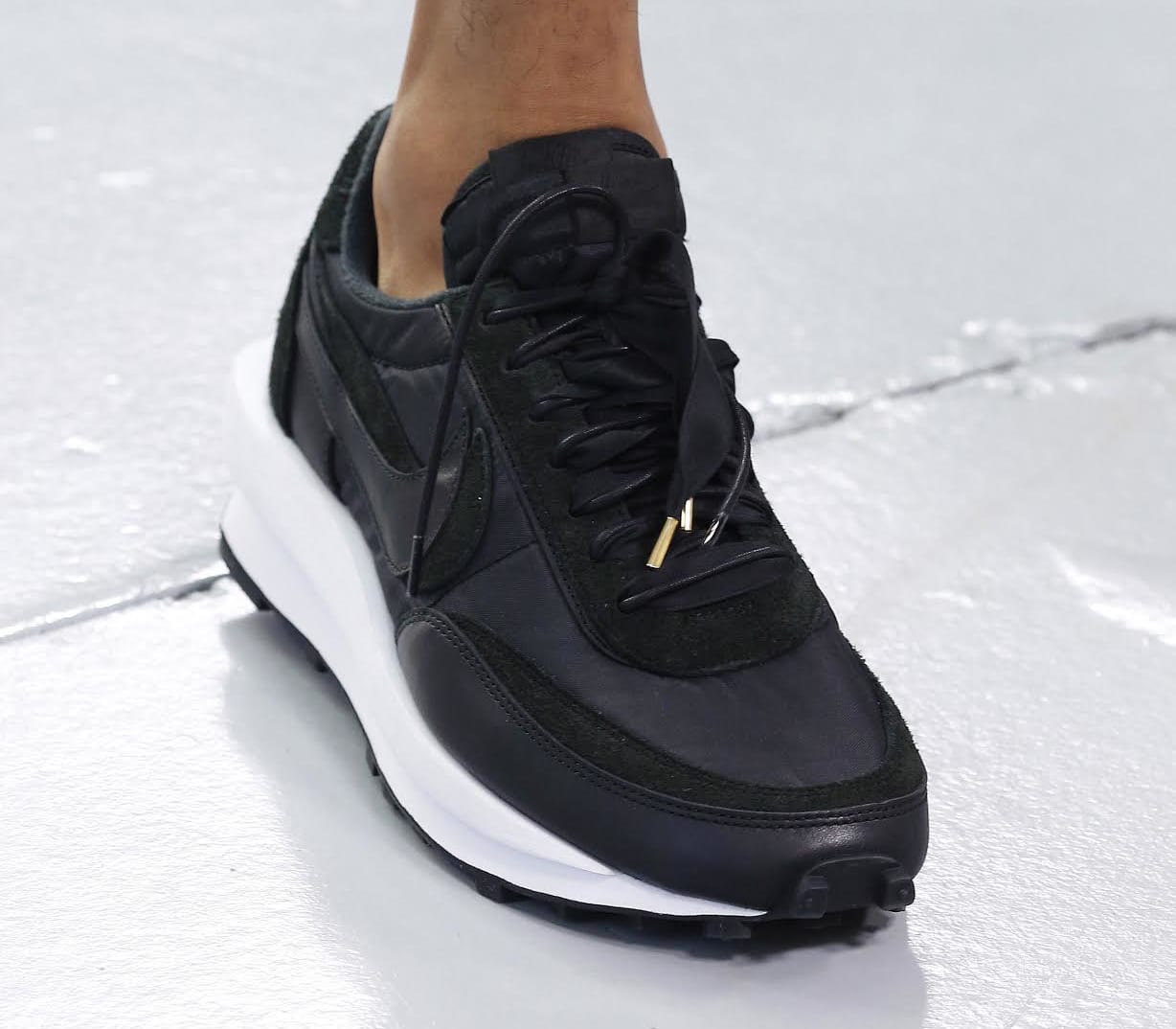 Unreleased Sacai x Nike LDWaffle Black Paris Fashion Week Men&#x27;s 2019