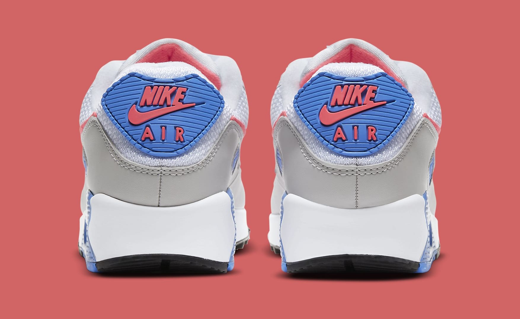 Nike Air Max 90 &#x27;Hot Coral&#x27; DA8856-100 (Heel)