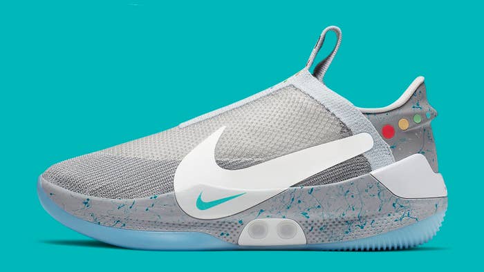 Nike Adapt BB &#x27;Wolf Grey&#x27; Wolf Grey/Multi-Color AO2582-002 Lateral