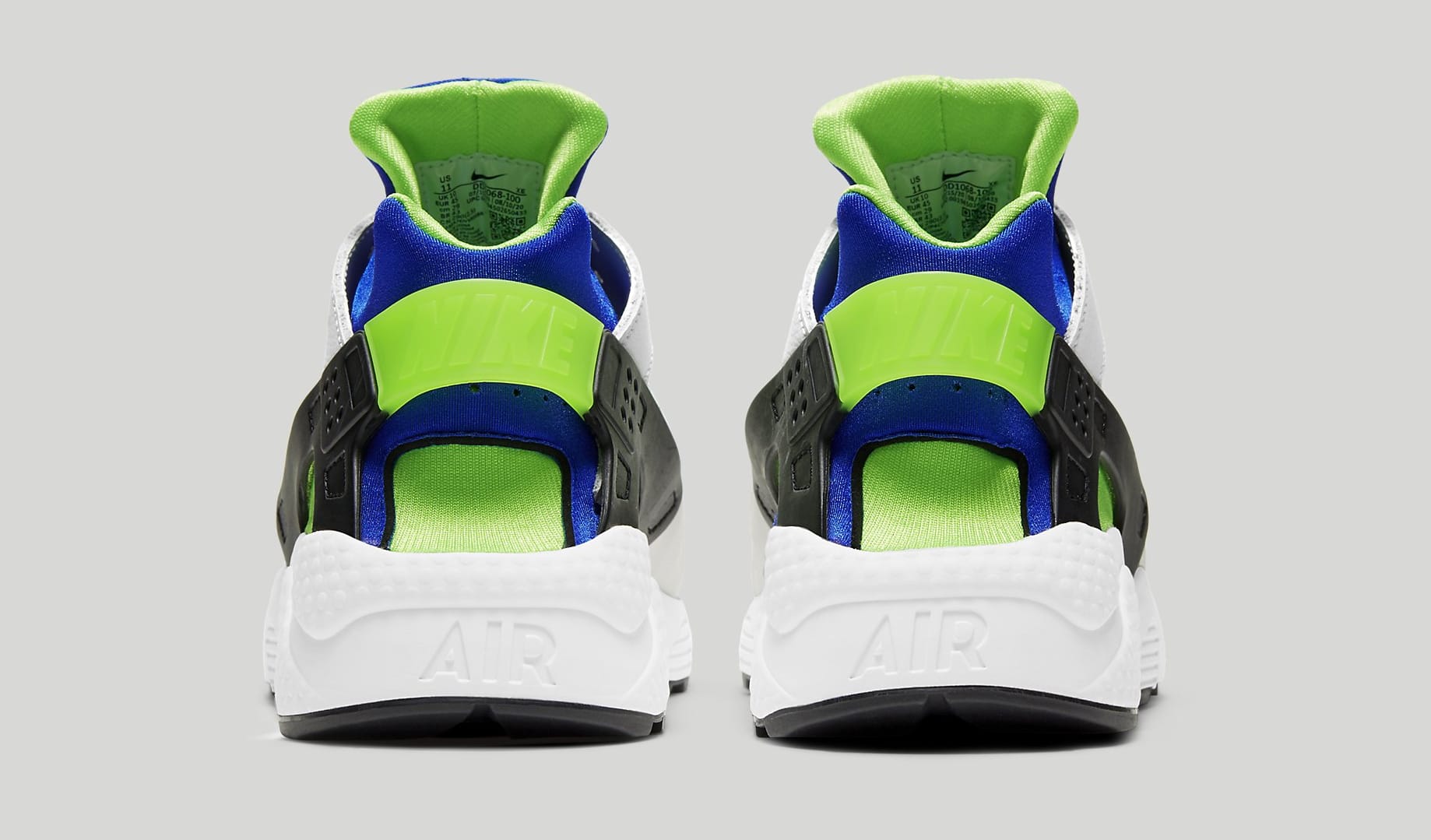 Nike Air Huarache &#x27;Scream Green&#x27; DD1068-100 Lateral