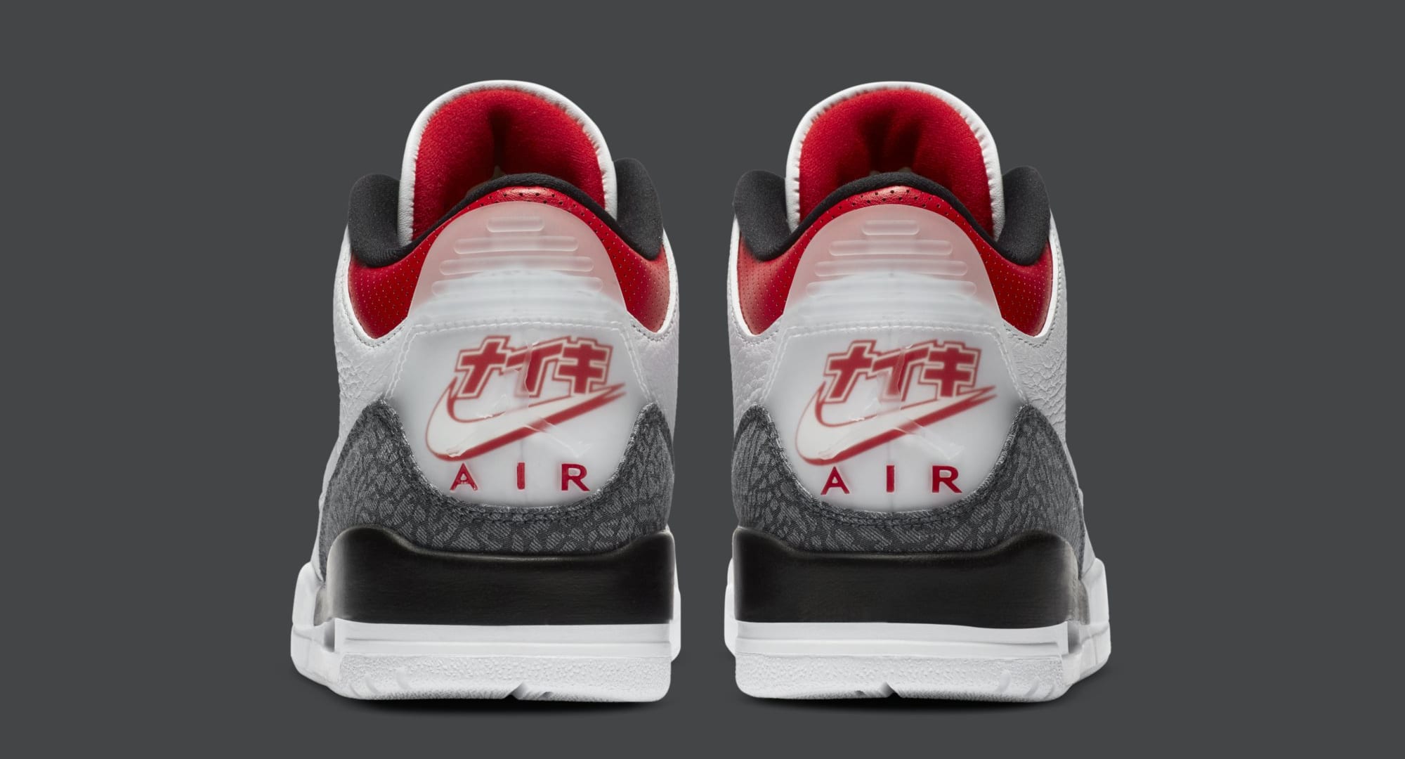Air Jordan 3 Retro SE-T CO.JP &#x27;White/Fire Red/Black&#x27; CZ6433-100 (Heel)