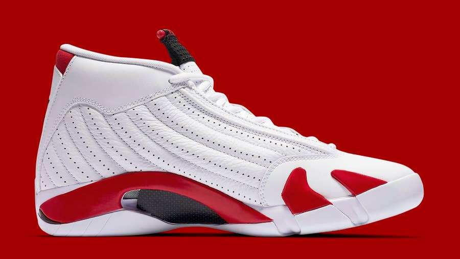 An Official Look at the Upcoming Candy Cane Air Jordan 14 Complex