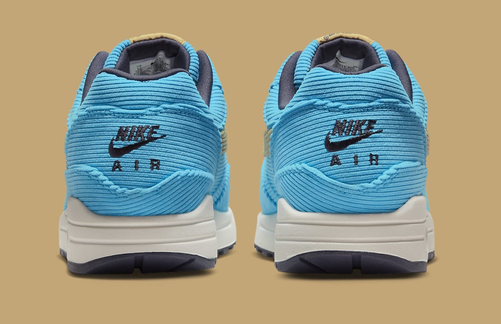 Nike Air Max 1 &#x27;Corduroy&#x27; FB8915 400 Heel