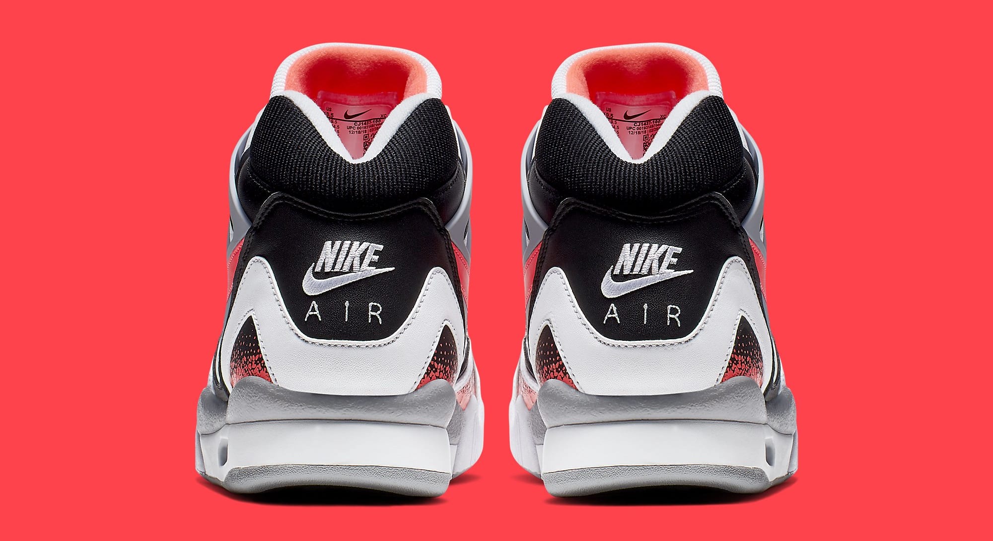 Nike Air Tech Challenge 2 &#x27;Hot Lava&#x27; CJ1437-100 (Heel)