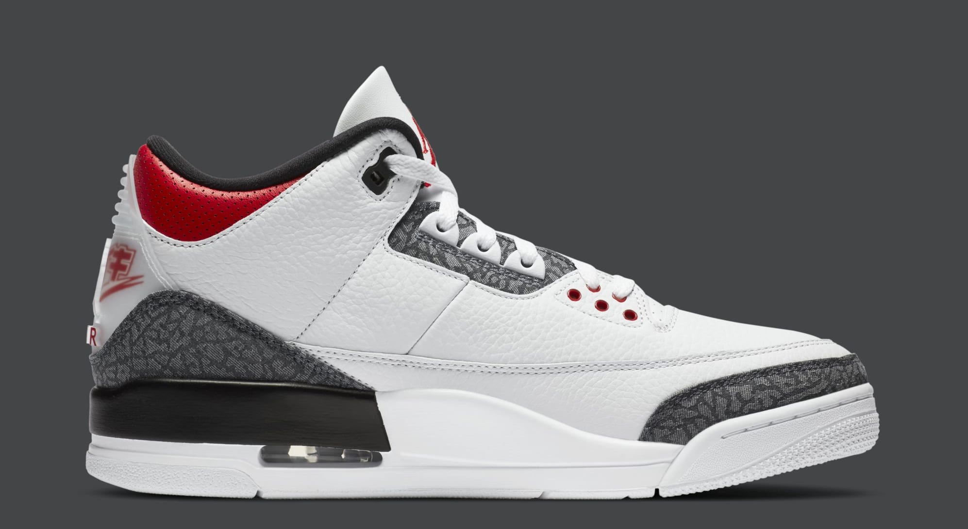 Air Jordan 3 Retro SE-T CO.JP &#x27;White/Fire Red/Black&#x27; CZ6433-100 (Medial)