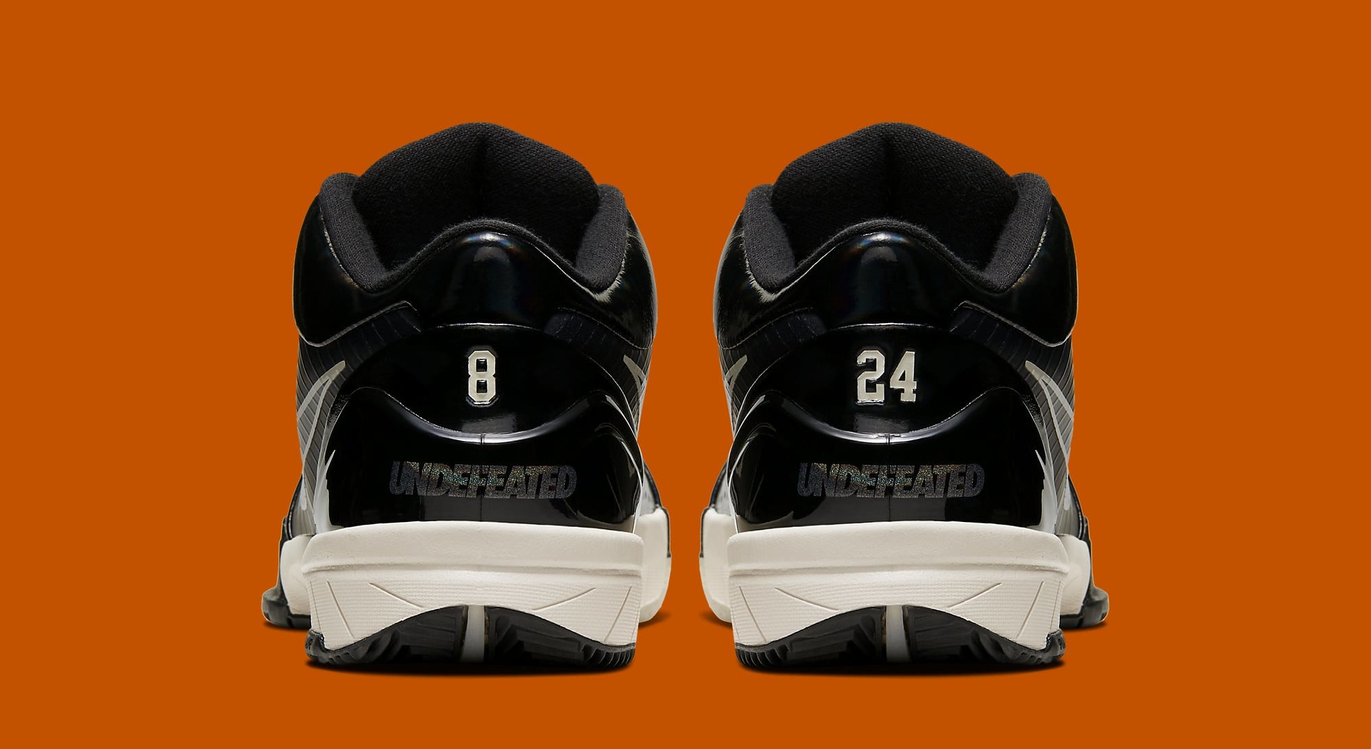 Undefeated x Nike Kobe 4 Protro &#x27;Black Mamba&#x27; CQ3869-001 (Heel)