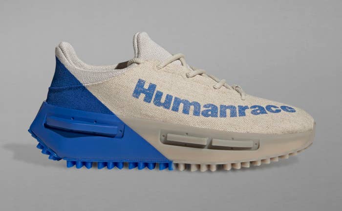 Humanrace x Adidas NMD S1 MAHBS &#x27;Oatmeal&#x27; HP2641 Lateral