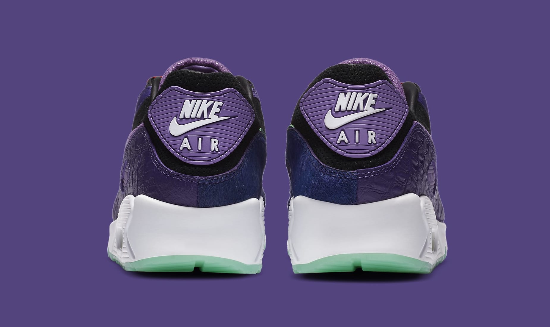 Nike Air Max 90 &#x27;Violet Blend&#x27; CZ5588-001 Heel