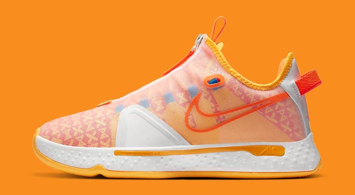 Gatorade x Nike PG 4 &#x27;Orange&#x27; CD5078-101 Lateral