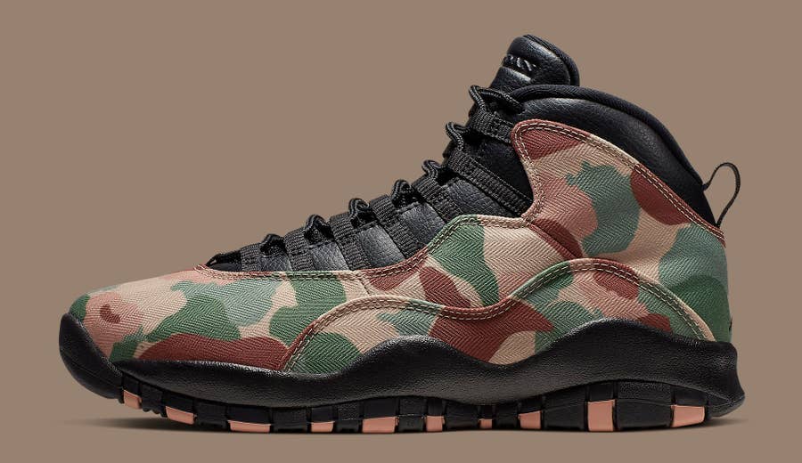 Detailed Look at Both 'Camo' Air Jordan 10s | Complex