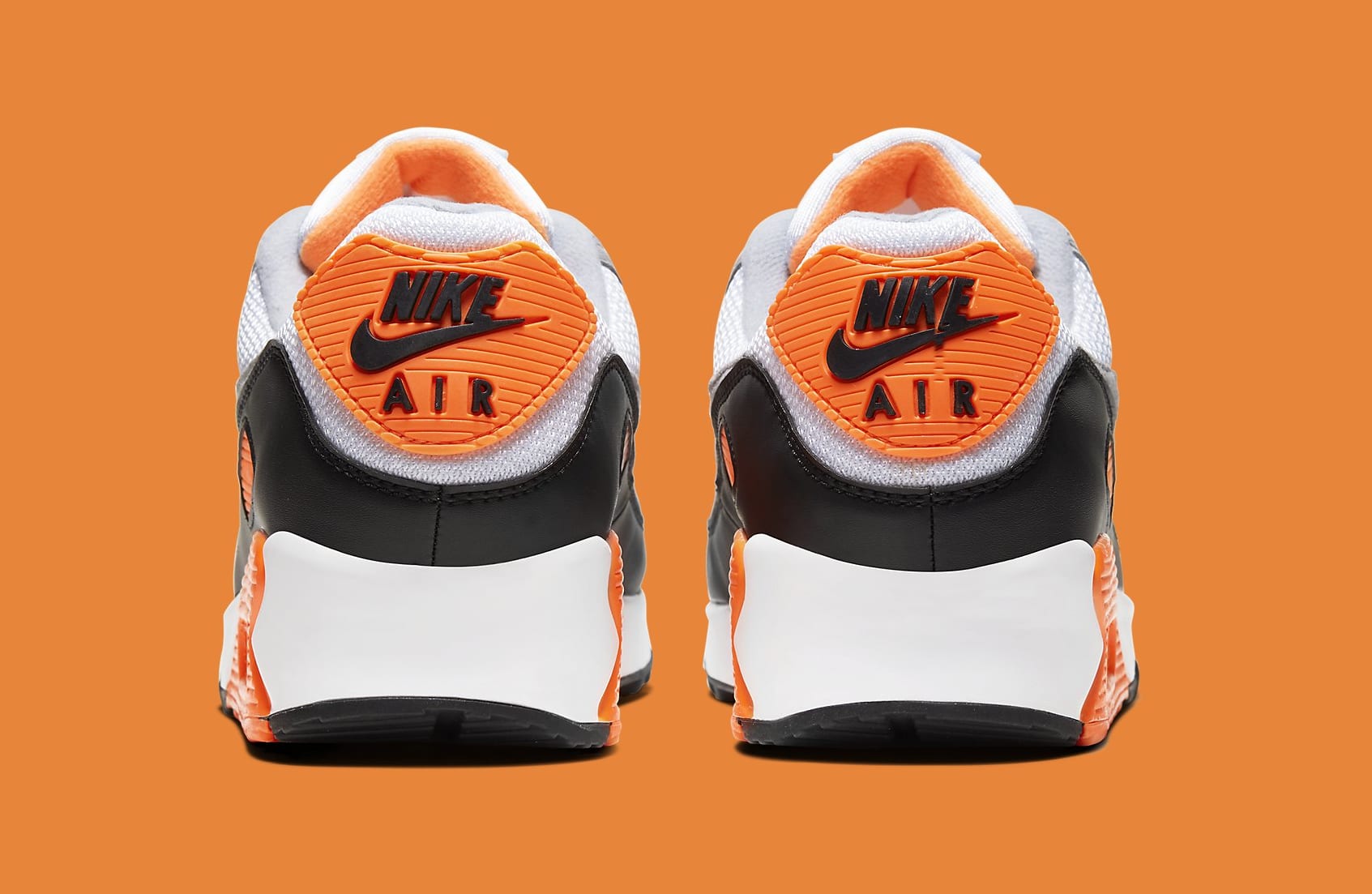 Nike Air Max 90 &#x27;Total Orange&#x27; CW5458-101 Heel