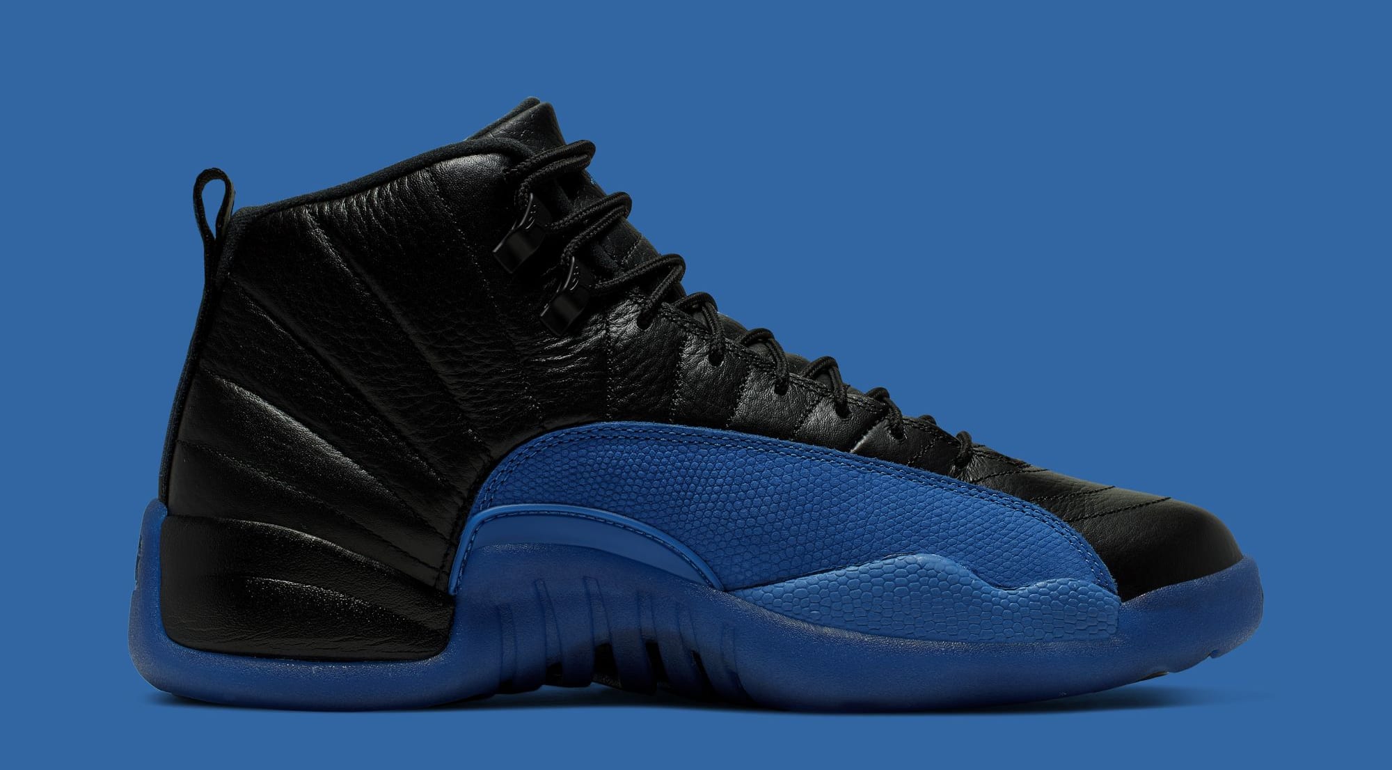 Jordan 12 black hot sale royal blue