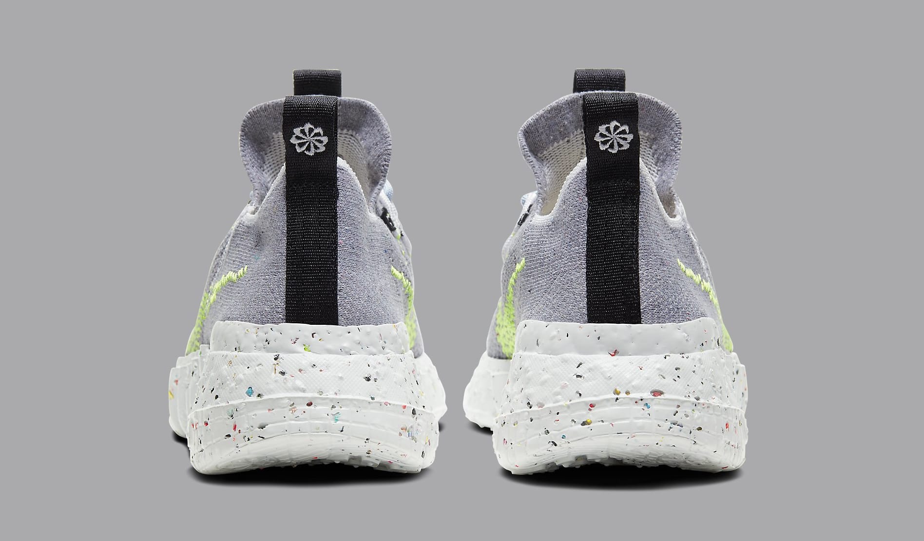 Nike Space Hippie 01 &#x27;Grey/Volt&#x27; CQ3988-002 Heel